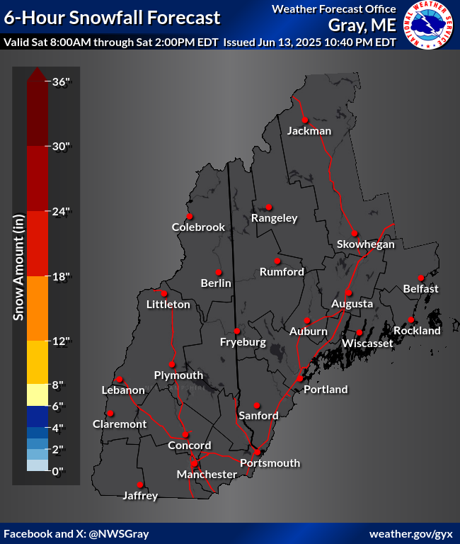 Cumulative Snowfall